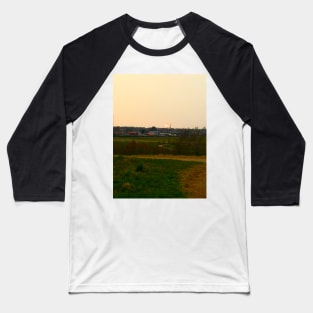 Beautiful Sunset Sky In The Countryside Baseball T-Shirt